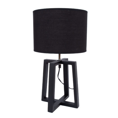 Laualamp WOODEN H44,5cm, tumehall Laualambid Laualambid