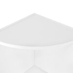 Raamatukapp 30x30x129.5cm, valge Raamaturiiulid
