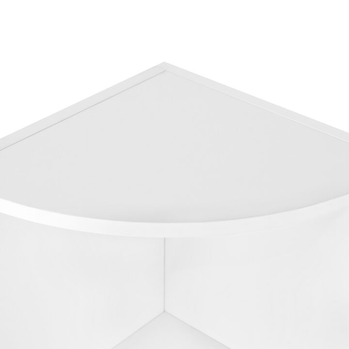 Raamatukapp 30x30x129.5cm, valge Raamaturiiulid