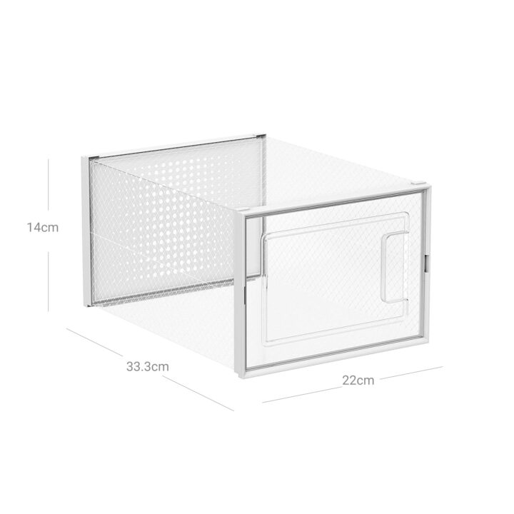 Plastikust kingakarp 33.3x23x14cm, valge Kingakapid, riiulid ja pingid