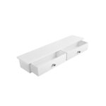 Seinariiul 65x15x10cm, valge Riiulid