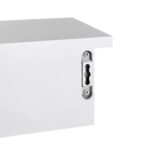 Seinariiul 65x15x10cm, valge Riiulid