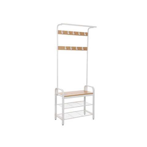 Riidenagi 72×33.7x183cm, kollane,kollane tamm+valge Riidestanged ja nagid