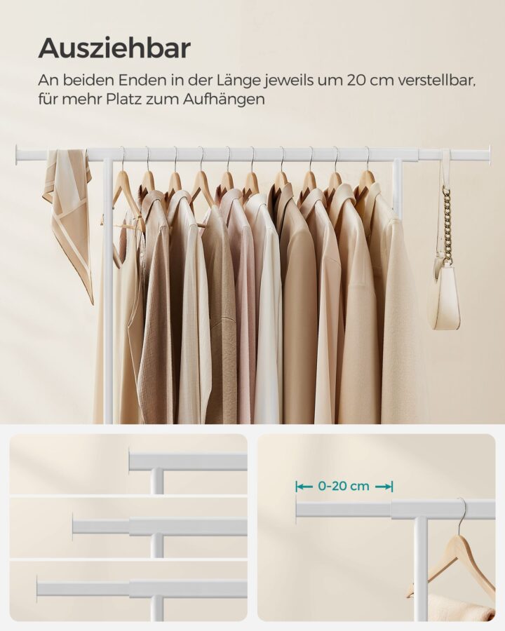 Riiderest (92-132)x45.4x160cm Riidestanged ja nagid