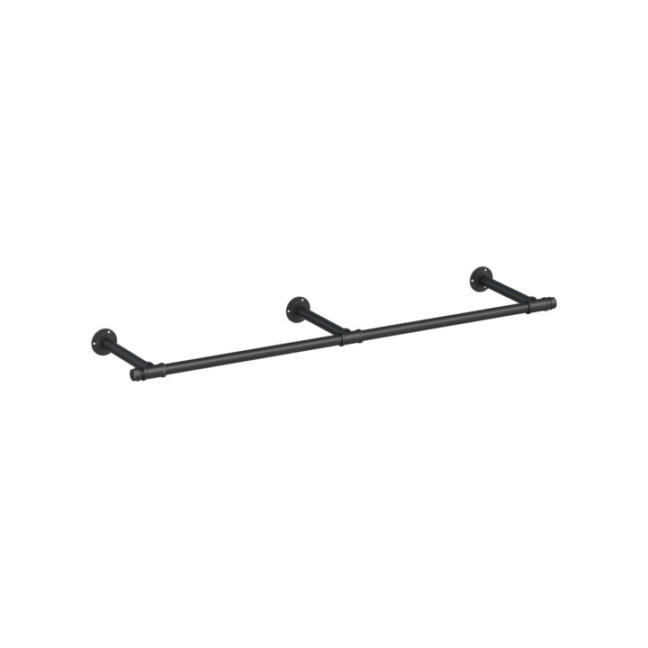 Riiderest 170×30.4x7cm, must Riidestanged ja nagid