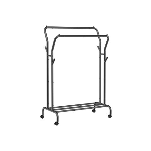 Rõivariiul 103.5×52.5x155cm hõbe Riiulid