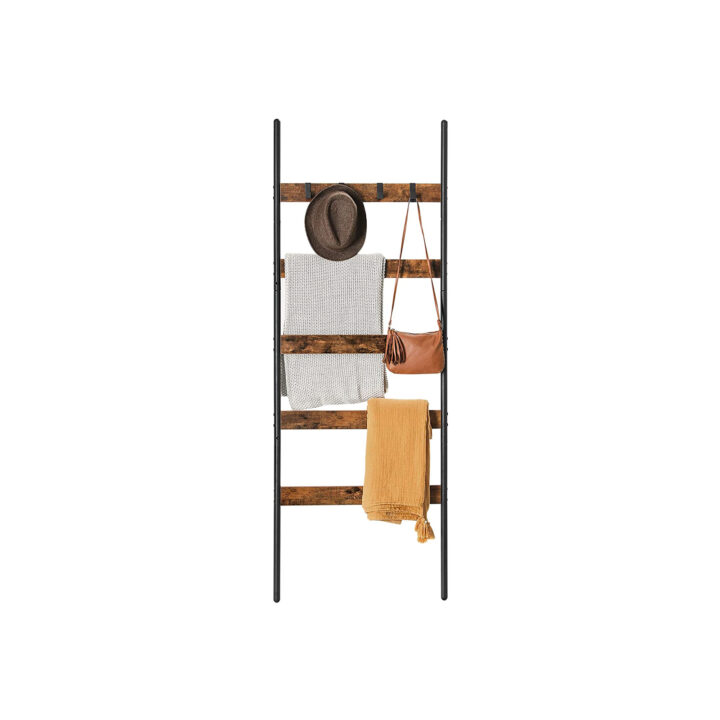 Redelriiulid 62x24x165cm, rustic brown, must Põrandariiulid