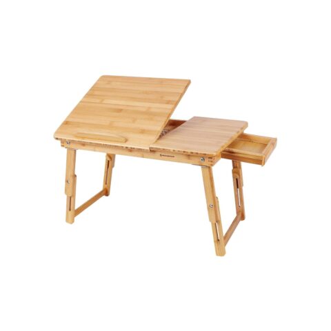Sülearvutilaud (65-75)x34.5x(21-29)cm, looduslik Kontorimööbel