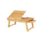 Sülearvutilaud (65-75)x34.5x(21-29)cm, looduslik Kontorimööbel