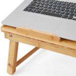 Sülearvutilaud (65-75)x34.5x(21-29)cm, looduslik Kontorimööbel