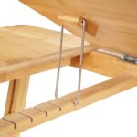 Sülearvutilaud (65-75)x34.5x(21-29)cm, looduslik Kontorimööbel