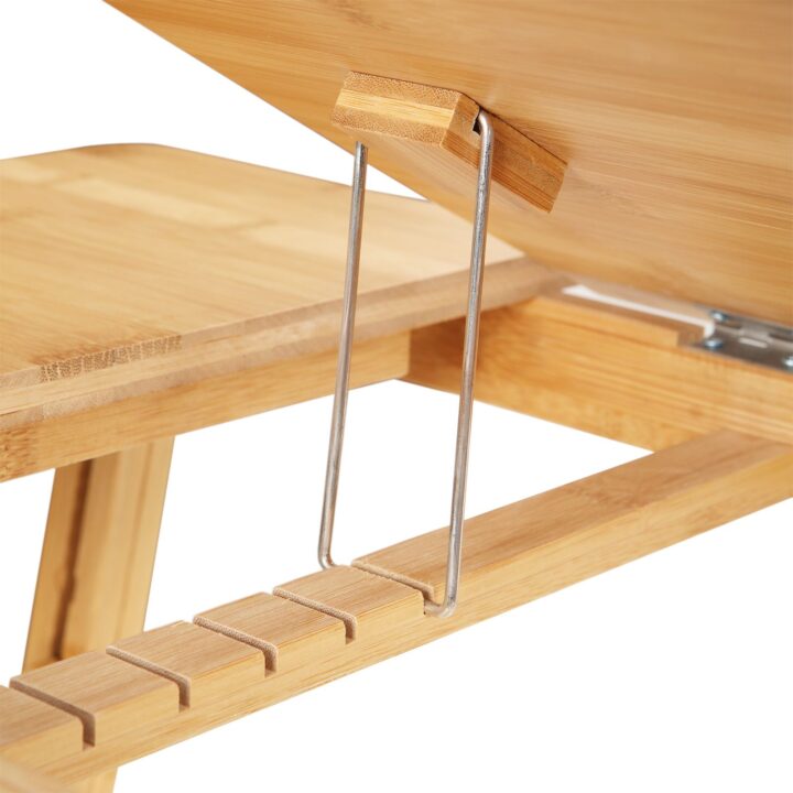 Sülearvutilaud (65-75)x34.5x(21-29)cm, looduslik Kontorimööbel