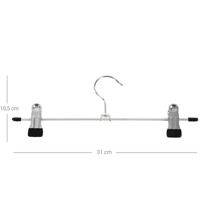 Metallist riidepuu 31×0.23×10.5cm, hõbe,hõbe Riidepuud ja kotid
