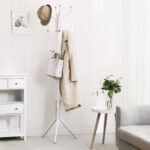 Riidenagi 44x44x182cm, valge Riidestanged ja nagid