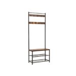 Riidenagi 70x32x177cm, antiikne, must Riidestanged ja nagid
