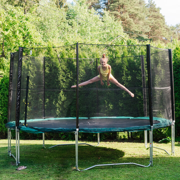 Batuut turvavõrguga D304cm, rohelise äärega Batuudid ja lisatarvikud Batuudid ja turvavõrgud