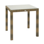 Aiamööblikomplekt WICKER laud ja 4 tooli, cappuccino Mix&Match cappuccino G01-100 Söögilaua komplektid