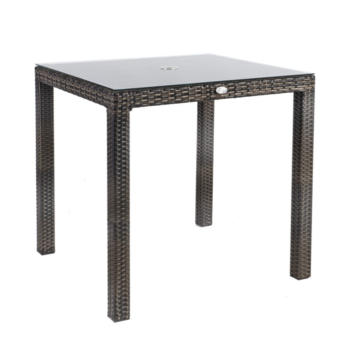 Aiamööblikomplekt WICKER laud ja 2 tooli, tumepruun Mix&Match cappuccino G01-100 Söögilaua komplektid