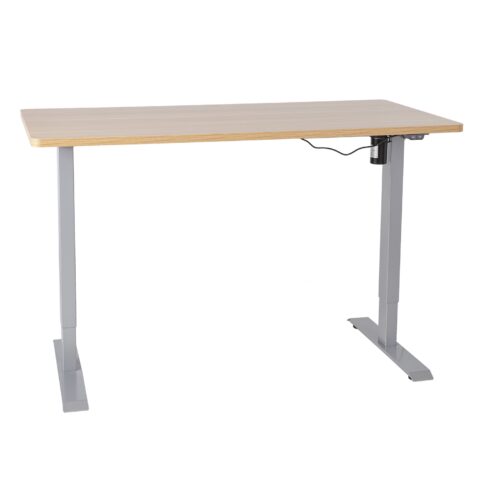 Töölaud ERGO 1-mootoriga 140x70xH71-121cm, vaher, melamiinplaat Kirjutuslauad ERGO