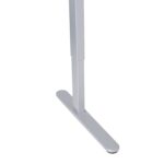 Töölaud ERGO 1-mootoriga 140x70xH71-121cm, vaher/hõbehall Kirjutuslauad ERGO