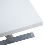 Töölaud ERGO 1-mootoriga 160x80xH71-121cm, hallikasvalge/hõbehall Kirjutuslauad ERGO