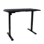 Mängurilaud GAMER 1-mootoriga 140x70cm, hiirematiga, must, puitlaastplaat Kontorimööbel O02-100 Reguleeritavad töölauad