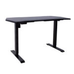 Mängurilaud GAMER 1-mootoriga 140x70cm, hiirematiga, must, puitlaastplaat Kontorimööbel O02-100 Reguleeritavad töölauad