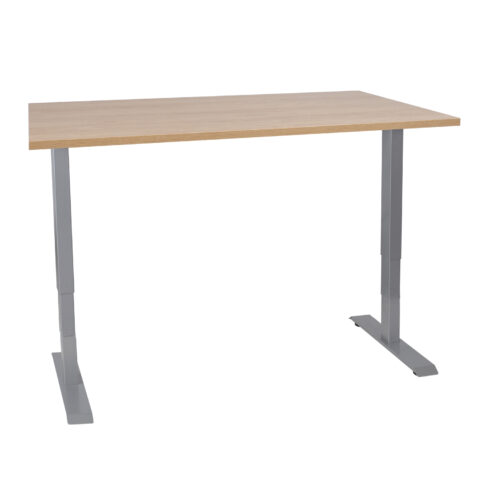Töölaud ERGO 2-mootoriga 140x70xH60-125cm, hikkoripuu Kirjutuslauad ERGO