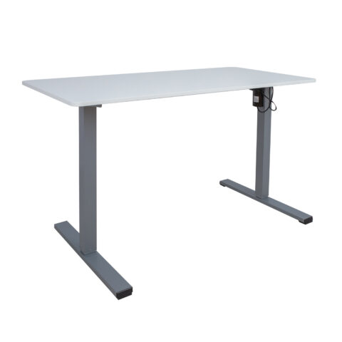 Töölaud ERGO OPTIMAL 1-mootoriga 120x60cm, valge Kontorimööbel ERGO