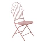 Rõdukomplekt ROSY roosa, laud D70xH75cm, 2 tooli 46x55xH95cm, sepistatud metall Rõdukomplektid Garden