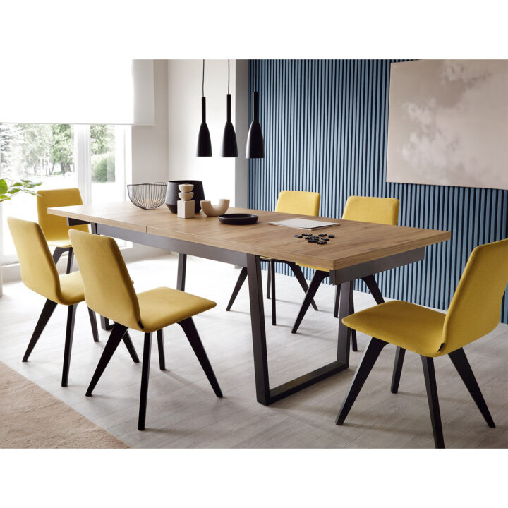 Söögilauakomplekt CATANIA laud 160/240x90xH78cm, 6 tooli 49x55xH85cm Söögilaua komplektid Söögilaua komplektid