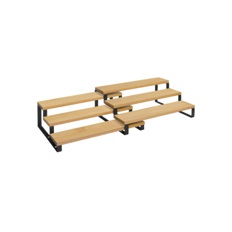 Maitseainete riiul 32×24.5×11.2/32x24x9.5cm, looduslik, must Köögiriistad