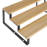 Maitseainete riiul 32×24.5×11.2/32x24x9.5cm, looduslik, must Köögiriistad