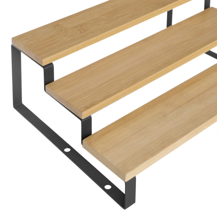 Maitseainete riiul 32×24.5×11.2/32x24x9.5cm, looduslik, must Köögiriistad