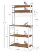 Köögiriiul 80x40x170cm Köögiriiulid