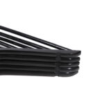 Puidust riidepuu 44.5×1.2x23cm, must Riidepuud ja kotid