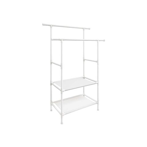 Riiderest 114x45x171cm, valge Riidestanged ja nagid