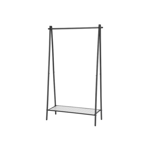 Riidepuu 183x84x33.7cm must, retro värv Riidestanged