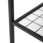 Riiderest 92.5×33.5x153cm, must Riidestanged ja nagid