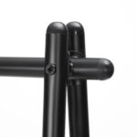 Riiderest 92.5×33.5x153cm, must Riidestanged ja nagid