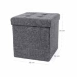 Plastikust tumba 38x38x38cm, hall Pesukorvid ja hoiukastid