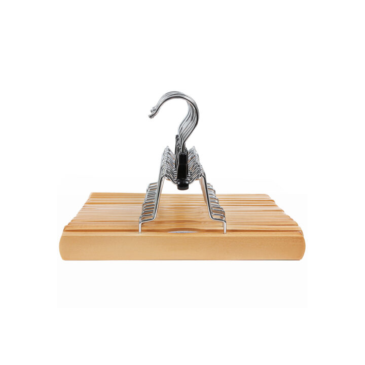 Puidust riidepuu 25×2.2x17cm, silver Riidepuud ja kotid