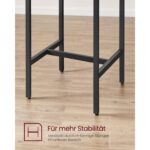 Baarilaua komplekt Table: 60x60x90cm Stool: 40x30x65cm, vintage pruun/must Baaripukid ja baarilauad
