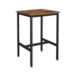 Baarilaud 60x60x92cm, antiikne, must Baarilauad