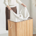 Pesukorv 60x40x61.5cm, looduslik Pesukorvid
