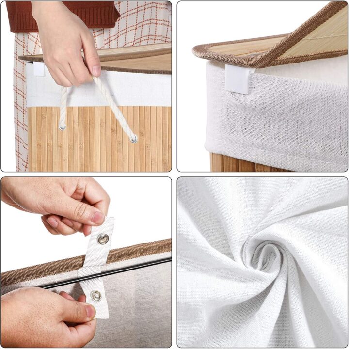 Pesukorv 60x40x61.5cm, looduslik Pesukorvid