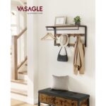 Riidenagi 80x30x42cm, vintage pruun/must Riidestanged ja nagid