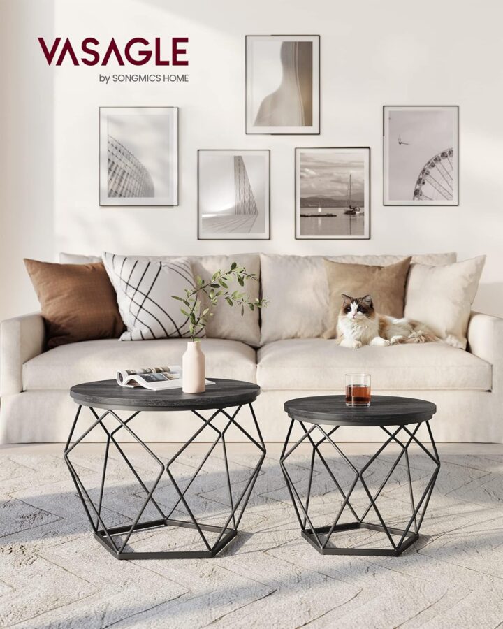 Kohvilaud Large Table: 60x60x45cm Small Table:50x50x40cm Diivanilauad