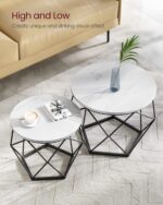 Kohvilaud Large Table: 60x60x45cm Small Table:50x50x40cm Diivanilauad