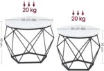 Kohvilaud Large Table: 60x60x45cm Small Table:50x50x40cm Diivanilauad